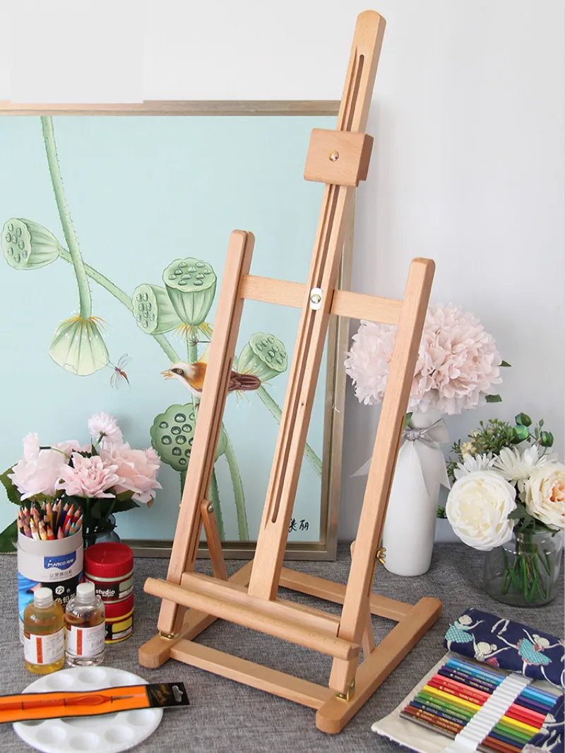 Easel Caballete Artist Easel For Painting Cajoneras De Madera Oil Painting  Stand Caballete Pintura Wood Easel Stand Art Supplies - Easels - AliExpress