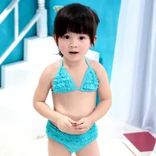 Распродажа запасов, милые купальники для маленьких девочек с завязками, регулируемое детское бикини+ шапочка, пляжная одежда для малышей, банная пачка