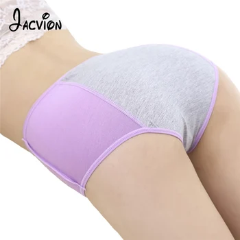 

3 Pieces/Set Women Period Underwear Big Size Female Menstrual Panties Ladies Waterproof Briefs Lengthen
