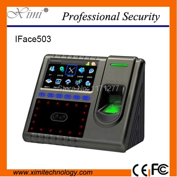 

4.3'TFT touch screen fingerprint and facial recognition biometric scanner TCP/IP camera face time attendance access control
