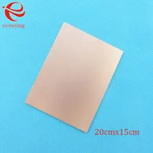 Copper Clad Laminate One Single Side Plate CCL 20x15cm 1.5mm FR-4 Universal Board Practice PCB DIY Kit 200*150*1.5mm