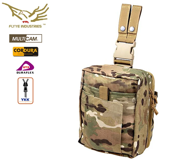 

FLYYE-PK-E008 Waterproof Nylon Tactical Drop Leg Bags,Tools Pocket Bag,Military Utility Bags