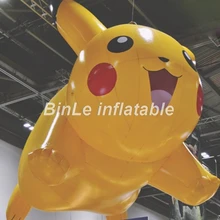 Китай цена завода подвесная надувная реклама мультфильм прекрасный надувной Пикачу для продажи
