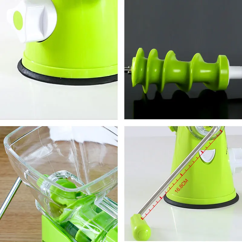  XEJONR Meat Grinders Multifunction Manual Meat Grinder Sausage Stuffer Household Beef Sausage Pasta - 32859278082