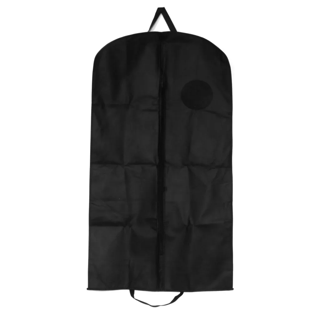 

Black Suit Dress Coat Shirt Garment Clothes Storage Bag Travel Carrier Cover Dustproof Hanger Protector