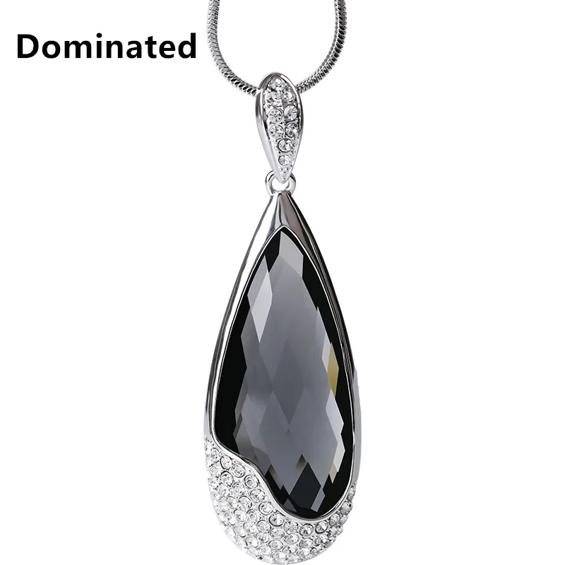 

Dominated Long Personalized Crystal Woman Fashion Simple Sweater Pendant Necklace