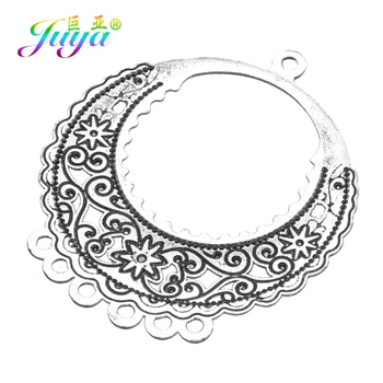 

Juya DIY Tassels Jewelry Making Findings Antique Silver Color 6 Holes Decorative Connectors Accessories Supplies