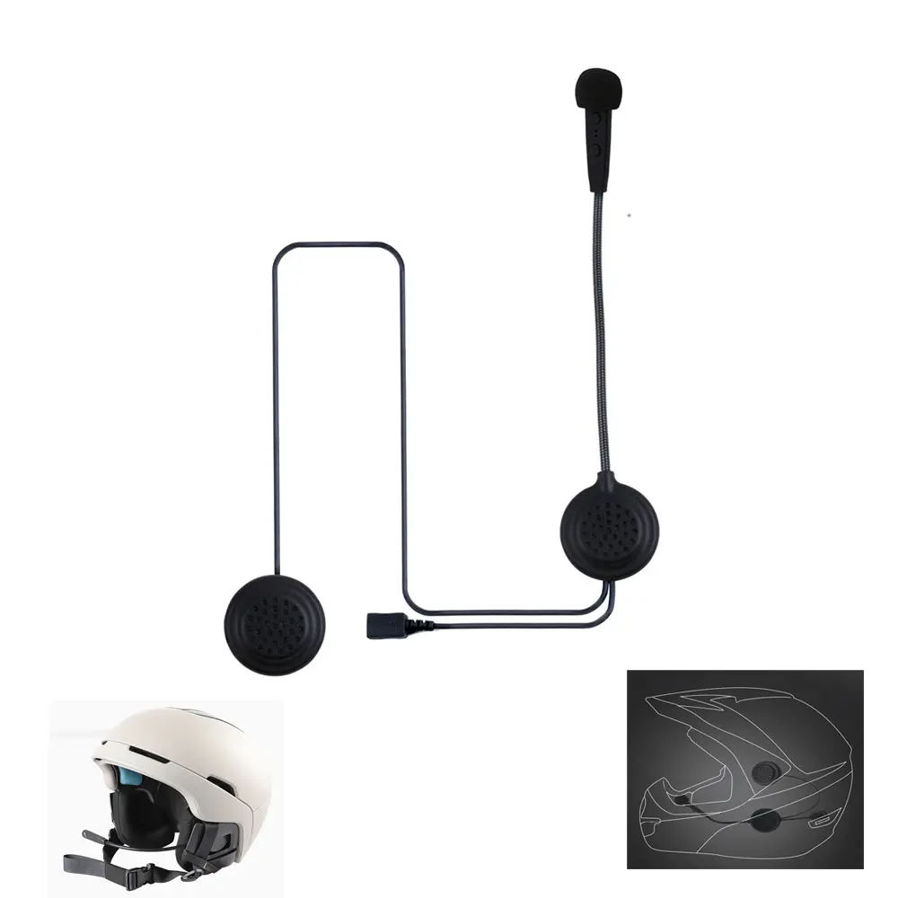 

Motorcycle Helmet Headset Skiing Headphone Handsfree For iPhone 6s Xiaomi Smartphone Automatically Without Intercom Function