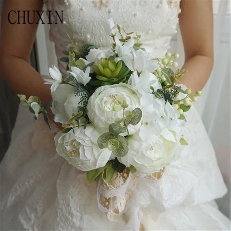 Европейский цветок невесты ручной работы букеты для свадебного украшения реквизит украшения поддельные цветы