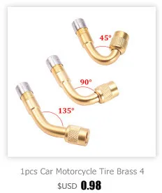 4 шт. Tr48E алюминиевый бескамерный клапан для шин TPMS, автомобильный металлический прямой клапан с отверстием, автомобильные внешние аксессуары