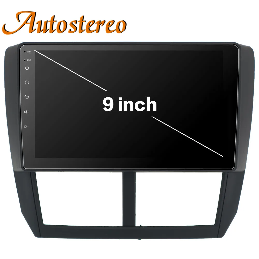 Car No DVD player GPS navigation Android 9 For Subaru Forester Impreza 2008-2013 Auto multimedia radio tape recorder head unit