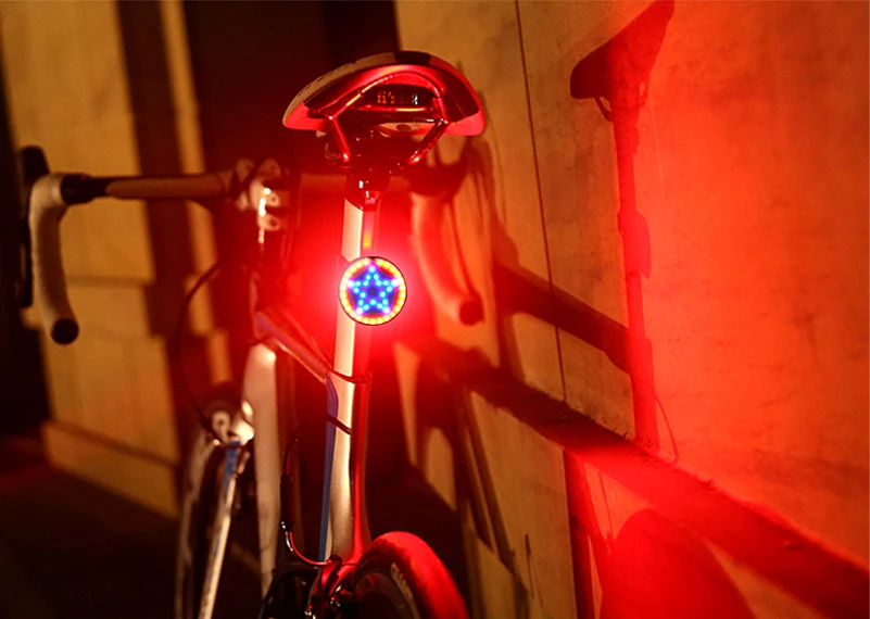 Clearance WEST BIKING USB Rechargeable Bicycle Taillight 6 Modes LED Reflective Lamp Bike Light MTB Road Bike Accessories Cycling Light 41