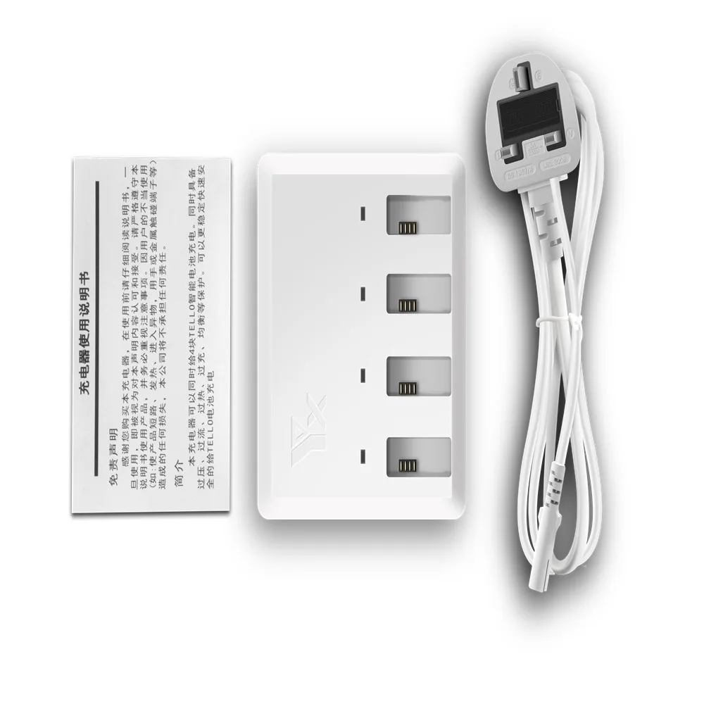 2A Tello Charger 4in1 Multi Battery Charging Hub for Tello Intelligent Flight Battery Quick Charging 35 Mins to Fill 4 Batteries-16