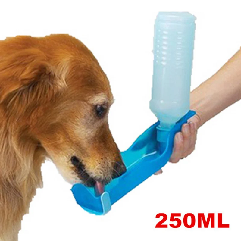 Portable Folding Travel pet drinking fountains 250ML / 500ML plastic