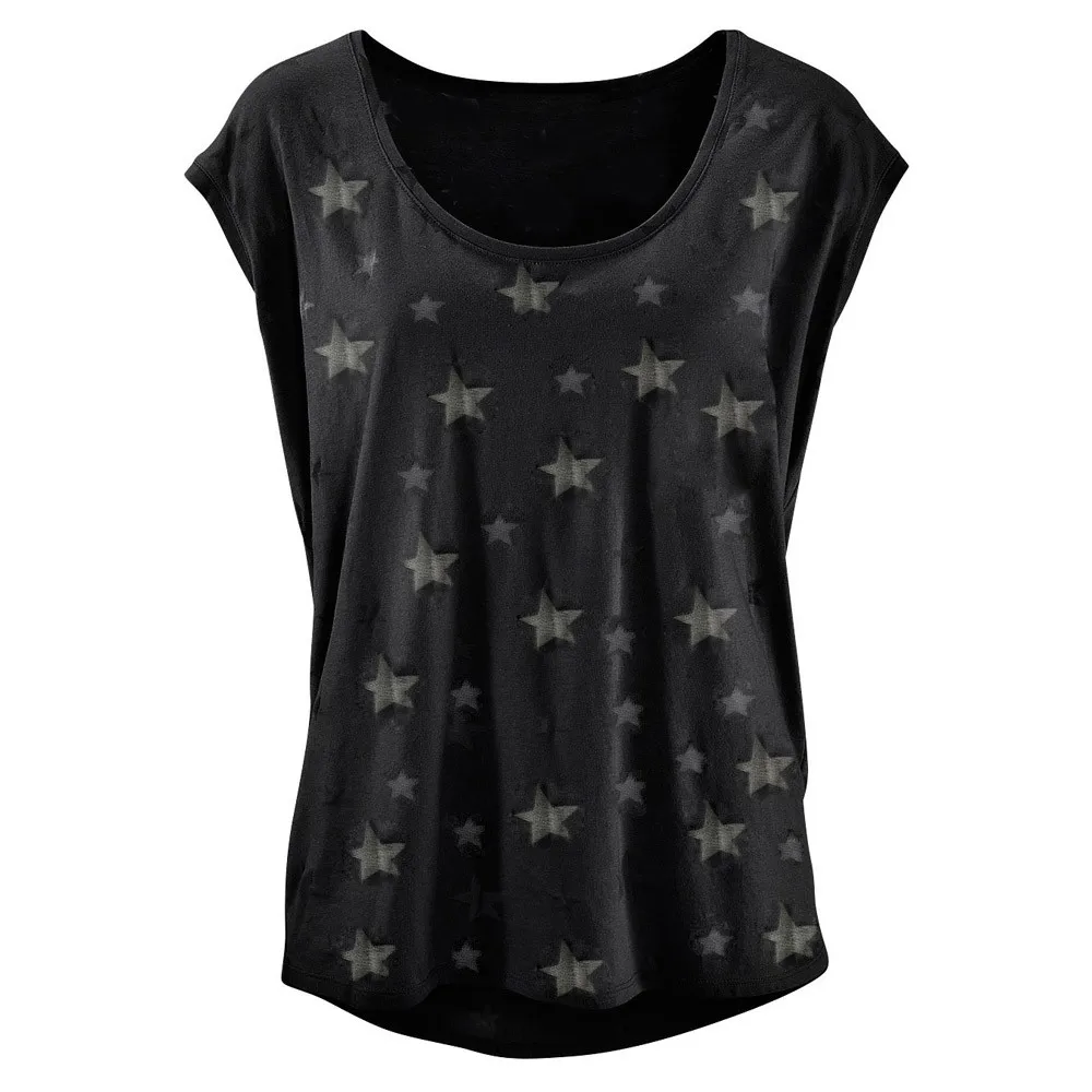 

T Shirt Woman Fashion Women Summer Loose Short Sleeve Star Printed Casual T-Shirt Tops Vrouwen T-Shirt#Z20