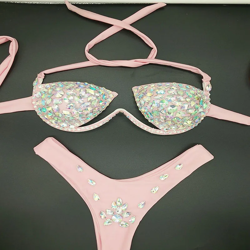 2018 venus vacation new style diamond bikini set sexy women swimwear push up beachwear rhinestone biquini summer bathing suit 2018 venus vacation new style diamond bikini set sexy women swimwear push up beachwear rhinestone biquini summer bathing suit
