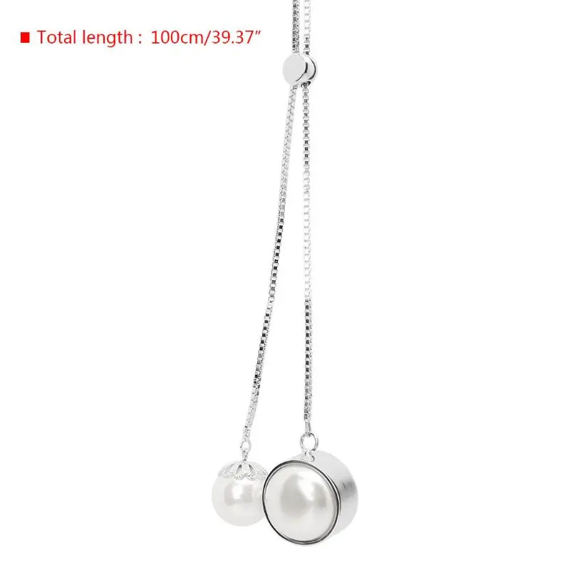 

Smart Necklace Personal Security Emergency Call Waterproof Jewelry Women Lady Pearl Pendant Multi-functional Information Reminde