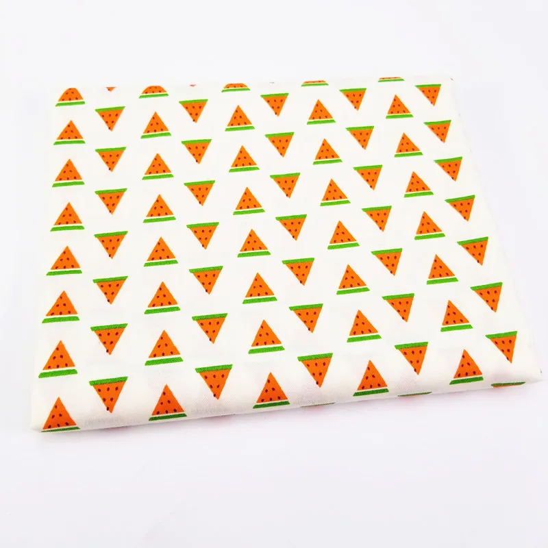 Новинка DIY хлопчатобумажная ткань с принтом фруктов для дома текстильный материал простыня мягкая ткань лоскутное шитье Tecido