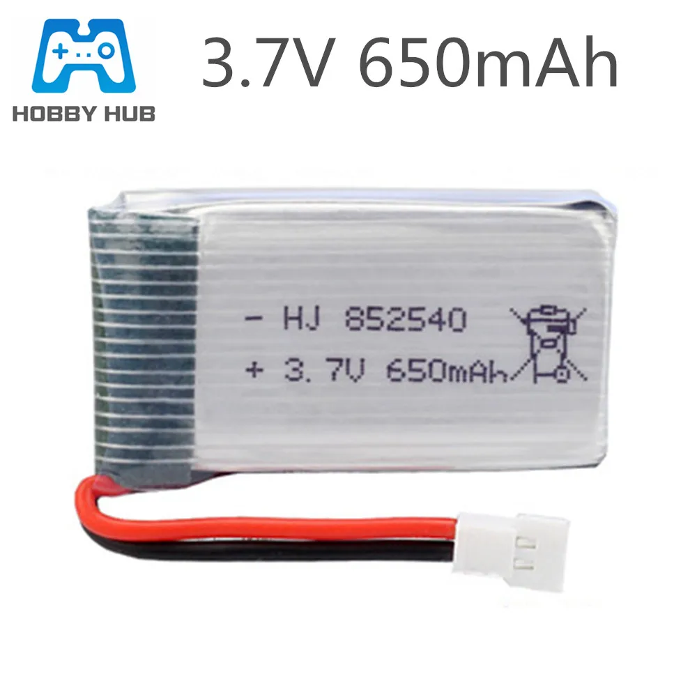 Литий-полимерный аккумулятор 3 7 в 650 мАч 30C для Syma X5C-1 X5C X5 X5SC X5SW X6SW H9D H5C LiDiRC L15FW