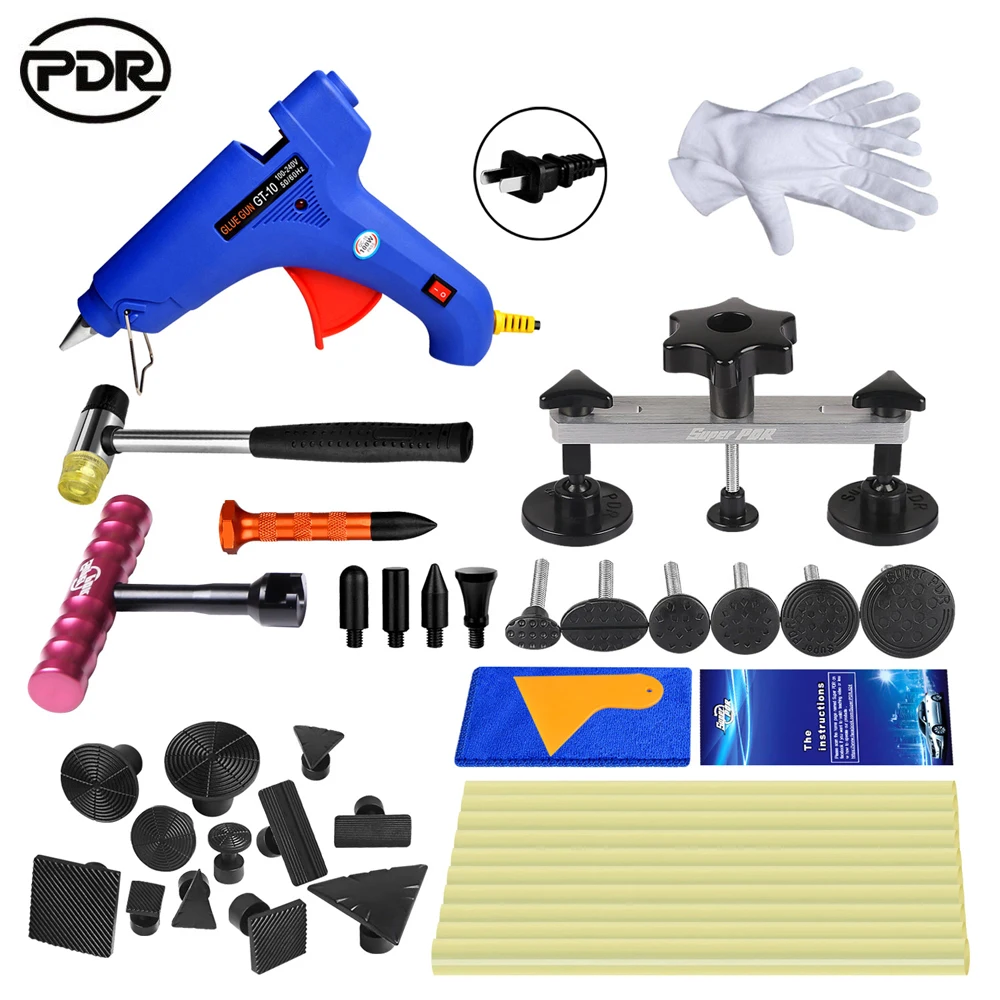 PDR dent repair tools pulling bridge glue gun glue puller tool set paintless dent removal tools