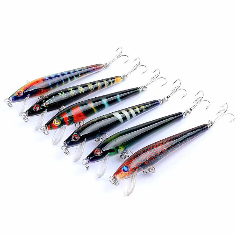 

1Pcs Lifelike Minnow Professional Fishing Lure 9cm/8.3g Wobbler Crankbait Artificial Hard Baits For Bass Pike With Treble Hooks