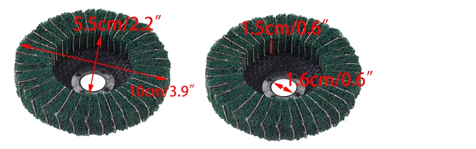Нейлоновая Абразивная Полировка волокна лоскут колеса диск диаметром 100 мм зернистость 120 или 240