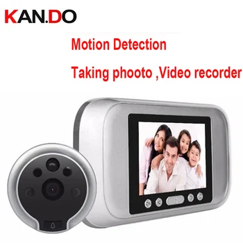 

Take photo+Video Recorder+Motion Detection sensor 4.3" Door Camera Smart Door Peephole Viewer video Doorbell peephole camera