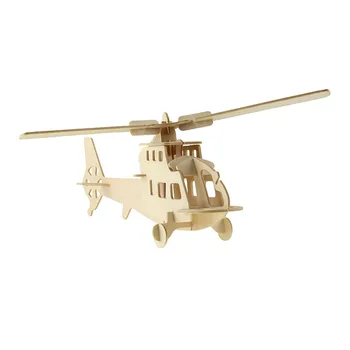 

Kids 3d Puzzle Wooden Assembly Airplane Airplane Puzzle Wooden DIY Assembly 3D Puzzle Toy Educational Jigsaw Toy for Kids