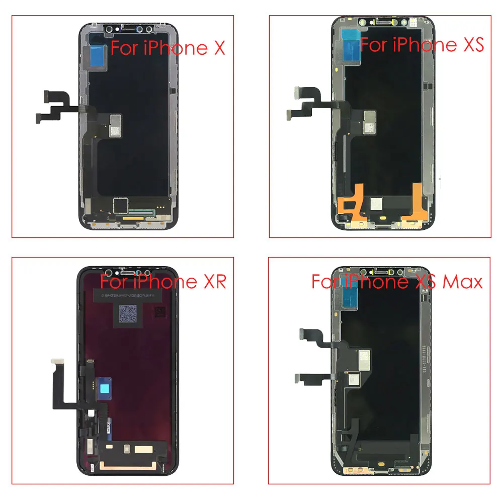 

Sinbeda AAA AMOLED Panel LCD For iPhone X XS XR XS MAX LCD Display Touch Screen Assembly Digitizer For iPhone X XR XS MAX LCD