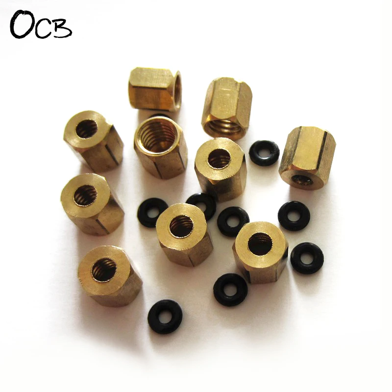 

20 Pieces Copper Screw With O-Ring For Small Ink Damper 2mm*3mm For DX3 DX4 DX5 Ink Tube