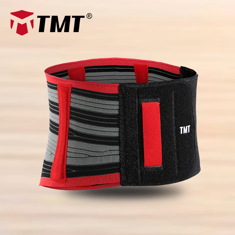 TMT Adjustable Elastic Waist Support Belt Lumbar Back Support Fitness