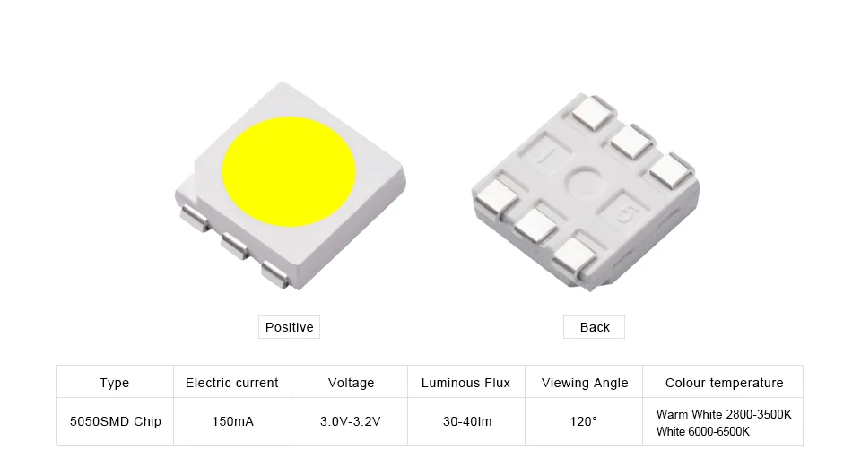 0,5 W SMD 5730 2835 5050 Светодиодный светильник шарик 40-45lm белый/теплый белый SMD светодиодный лампы светодиодный чип DC3.0-3.6V для Светодиодный кукурузный светильник лампочка