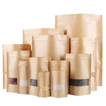 

Paper bags for tea food dried fruit ziplock tea bags 50pcs