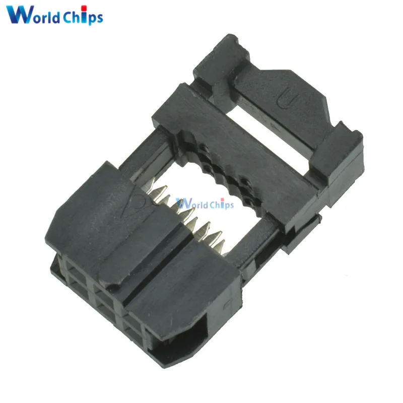 

10Pcs 2.54mm Pitch 6Pin FC-6P IDC FC Female Header Connector 3pcs/set J20