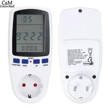 Дисплей напряжения цифровой ЖК-ваттметр анализатор мощности электронный измеритель энергии