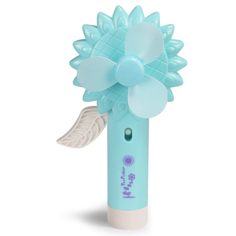 

Hand Pressure Spray Mini Fan Handheld Cooling Water Spray Sunflower Outdoor Windmill Toy