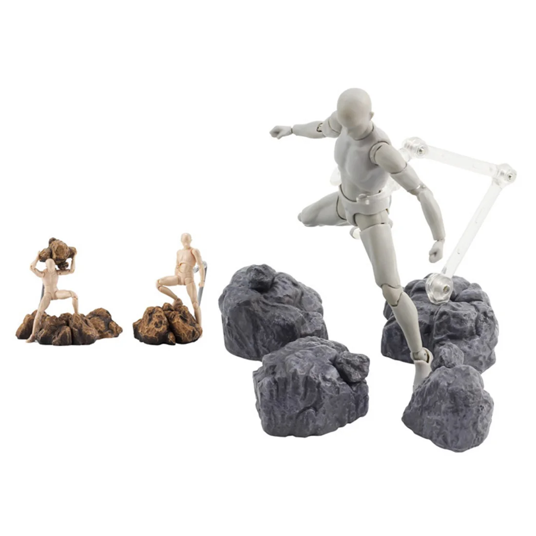 

Stone Scene Model Stone Effect Decoration for Gundam Model Action & Toy Figures- Yellow