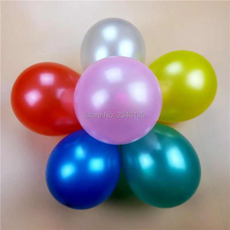 

NASTASIA Mint mixed Metallic Colour 100Pcs\Lot Bubble Balloon Latex Palloncini Decoracion Fiestas Cumpleanos 5'' 1.0g Air Ball