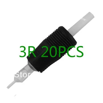 

20PC 3R TATTOO DISPOSABLE GRIP SILICONE RUBBER TIP TUBE BEST GRIPS Round TUBE for tattoo needle tattoo machine