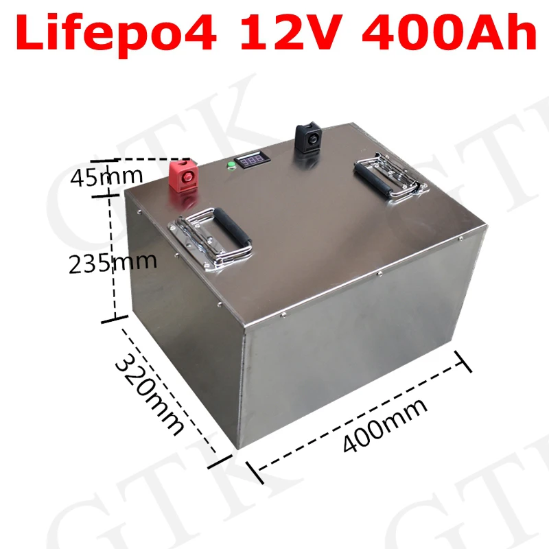 Батарея GTK 12В 100ач 200ач 300ач 400ач LiFePo4 12 8 в 320а глубокий цикл для транспортных