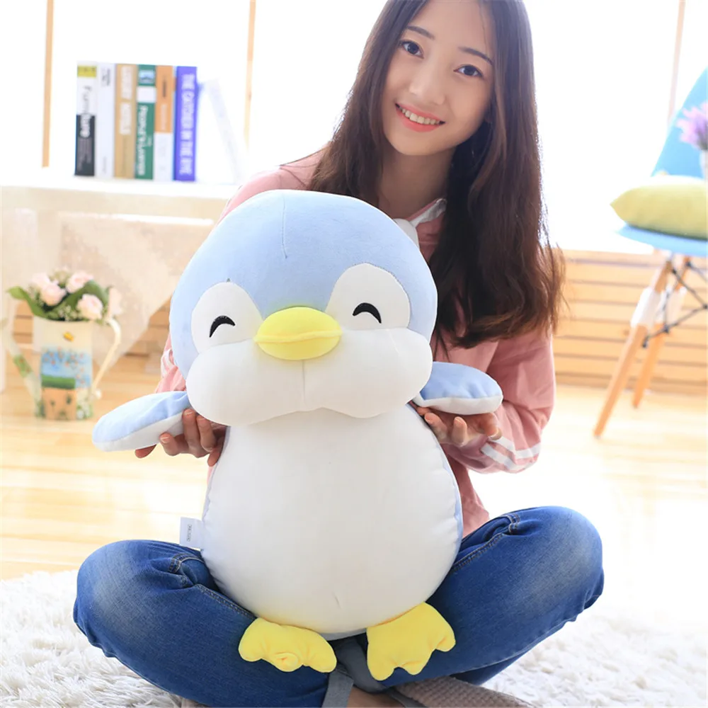 Fancytrader Soft Fat Animal Penguin Plush Toy Big Stuffed Cartoon Penguins Anime Pillow Doll for Baby Gift 20inch 50cm32