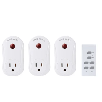 

ESPLENTY Smart Plug Wireless Remote Control Socket Power Switch for Lights, Fans, Christmas Lights, Small Appliance,Long range