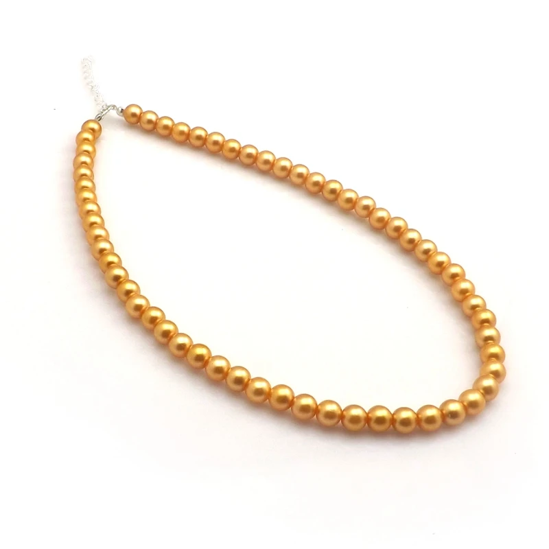 XiaoYaoTYM Mixed Lot 24pcs 8mm Imitation Pearl Necklace Fashion 17" Imitation Pearl Choker Wholesale 3
