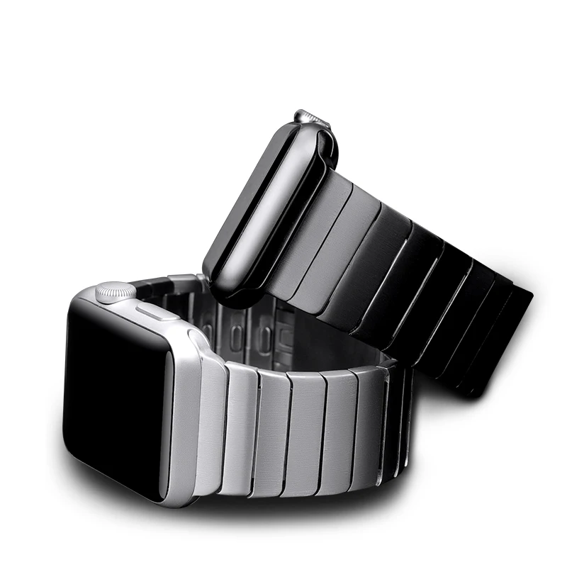 

Stainless Steel Metal bands For Apple Watch 3 2 1 38mm/42mm Adjustable Metal Link Strap (Non-Original) Apple watch 4 40mm 44mm