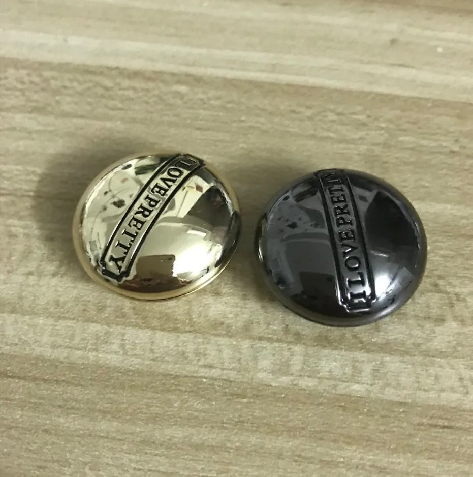 

The big round plating smooth surface sew button DIY Button garment accessories wholesale