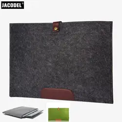 Jacodel шерсть фетровый карман для ноутбука сумка 13,3 11,6 15,4 чехол для компьютера Macbook Air Pro 15 дюймов Xiaomi Air Dell 13,3 15 чехол ноутбука