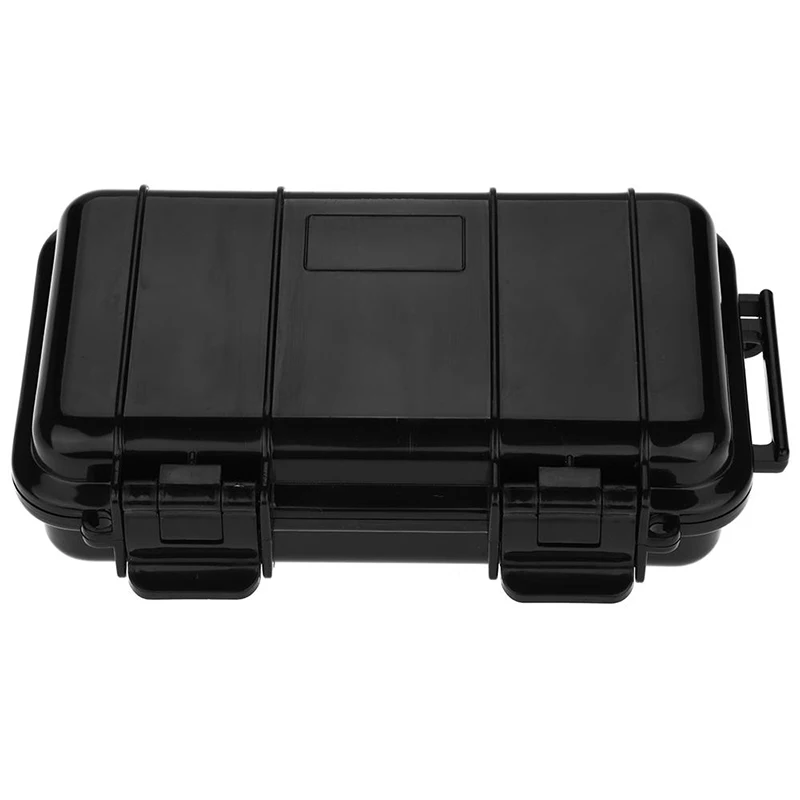 Черный Открытый ABS ящик для хранения водонепроницаемый противоударный пластиковый контейнер для выживания чехол для хранения коробка высокое качество чехол для хранения