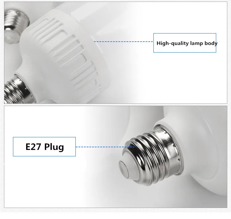 Светодиодный высокого светильник E27 220V AC энергосберегающий светильник лампа Теплый, 20 Вт, 30 Вт, 40 Вт, 50 Вт, ручная сборка, супер яркий дома/деловая лампочка/промышленности SMD 3528