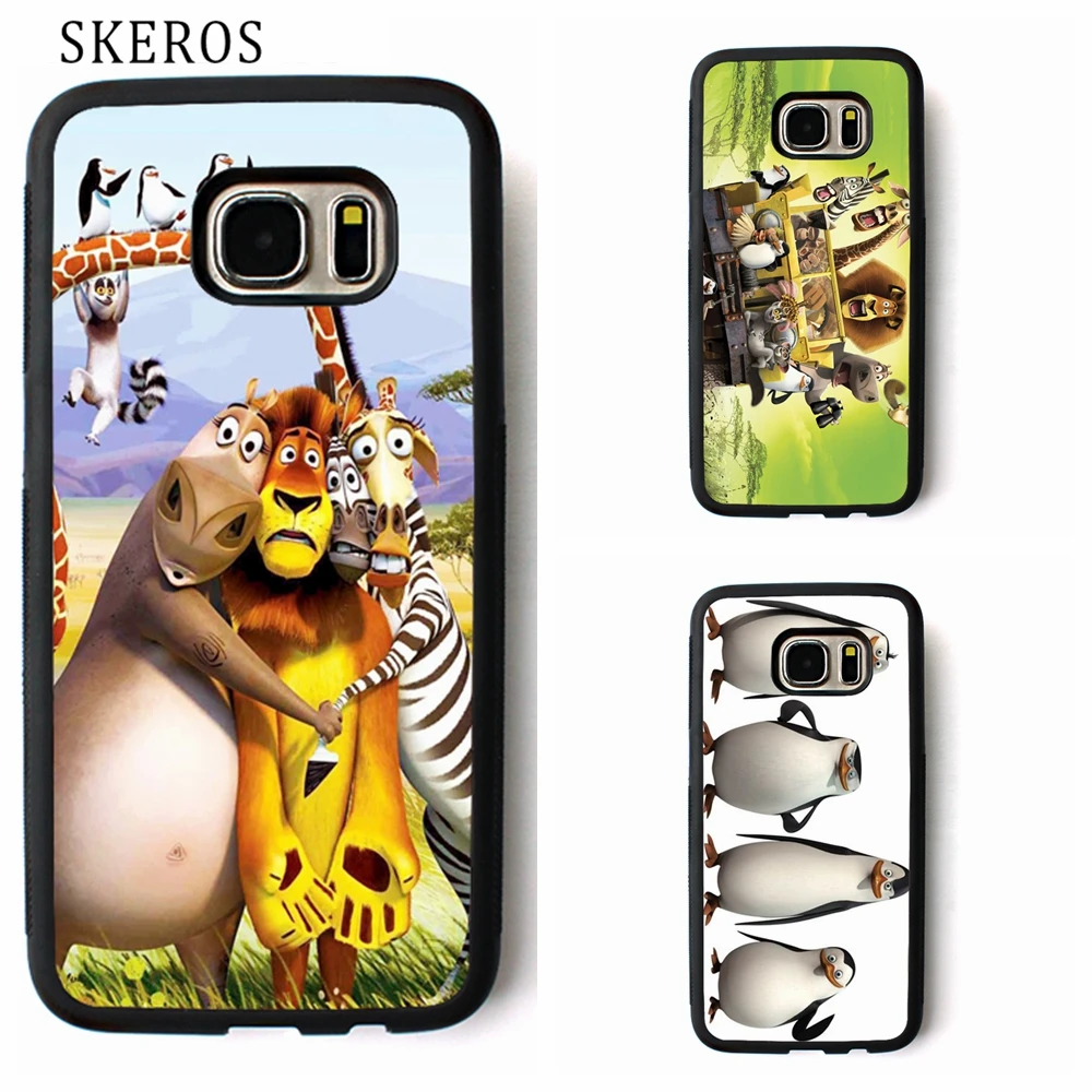 Skeros Мадагаскар Телефон чехол для Samsung Galaxy S3 S4 S5 S6 S7 S8 Edge Note 3 Примечание 4 5 # B77 |