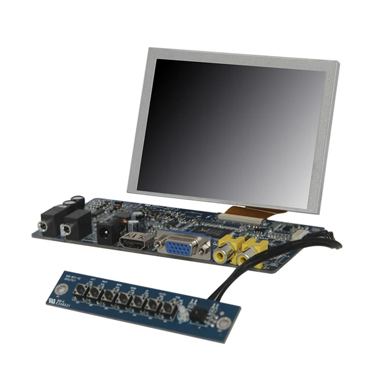 

5" 640x480 TFT LCD Touch Screen SKD Module with VGA AV input option HDMI,DVI SKD5VAT-3 Mini Rraspberry Pi DIY LCD Screen